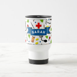 RN Nurse Abschluss Reisebecher