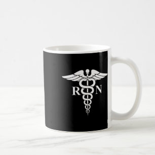 Rn Nurse Caduceus Medical Symbol Nursing Logo Gesc Kaffeetasse