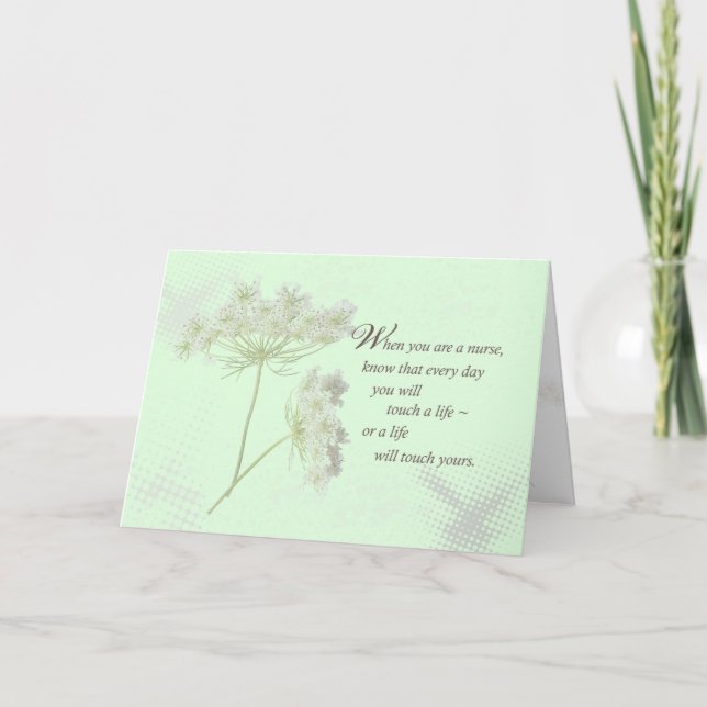 RN Nurse Herzlichen Glückwunsch zum Bestehen der W Karte (Vorderseite)