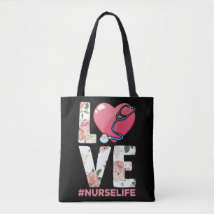 RN Nurse Life Blume Paramedic Stethoscope Herz