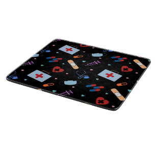 RN Nurse Nursing Student   Medizinisches Muster Schneidebrett