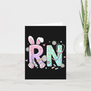 RN Osterhase Krankenschwester Registered Nursing M Karte