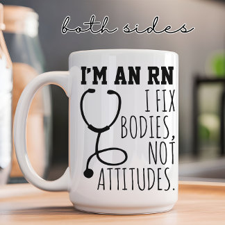 RN Quote Tasse, Funny Nurse Tasse, RN Abschluss Ge Kaffeetasse
