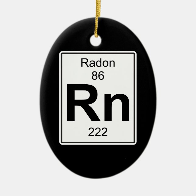 Rn - Radon Keramik Ornament (Vorne)