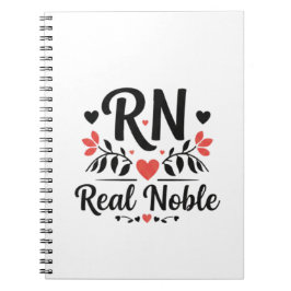 RN Real Noble Floral Ornamental Art Notizblock