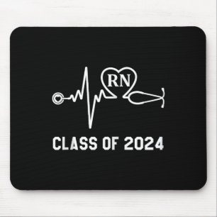 Rn Registered Nurse Abschluss Class of 2024 Nursi Mousepad
