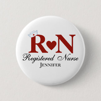 RN Registered Nurse Button