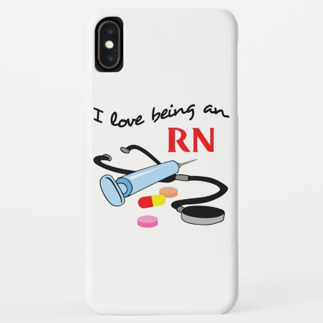RN Registered Nurse Case-Mate iPhone Hülle (Rückseite)