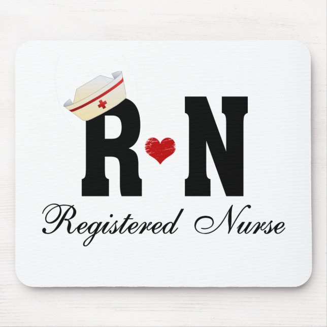 RN Registered Nurse Mousepad (Vorne)
