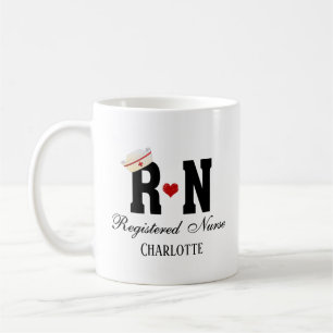 RN registrierte Nurse Coffee Tasse