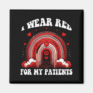 Rn Retro Krankenschwester Herzkrankheit Bewusstsei Magnet