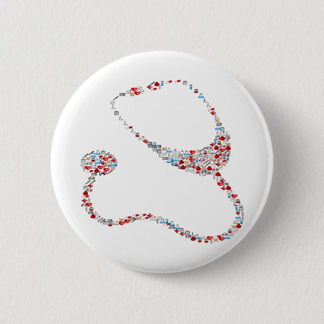 RN Stethoscope Button (Vorderseite)