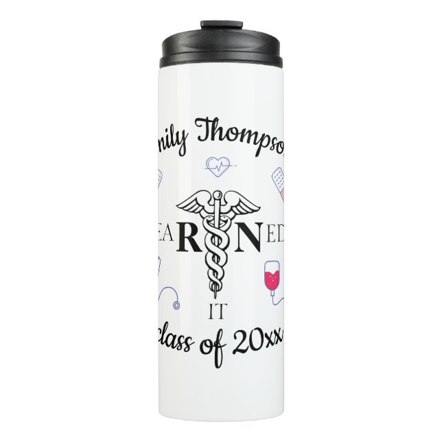 RN verdient Thermosbecher (Vorderseite)