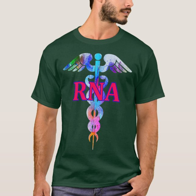 RNA Restorative Krankenpfleger Caduceus Nursing T-Shirt (Vorderseite)
