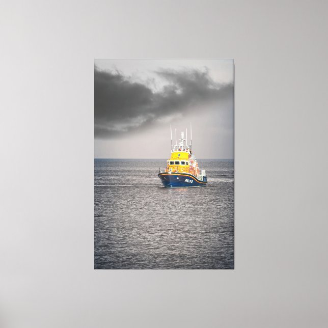RNLI Lifeboat Leinwanddruck (Vorderseite)