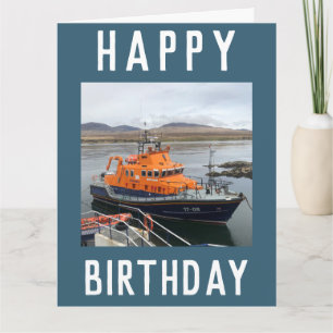 RNLI-Rettungsboot auf Isle of Islay, Schottland-Ka Karte