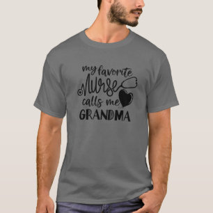RNs Großmutter Nana Meine Lieblingsnahrung nennt m T-Shirt