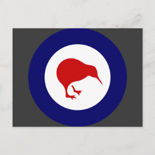 Rnzaf roundel, Neuseeland Postkarte