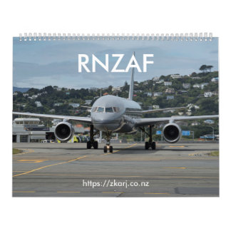 RNZAF - ZK-ARJ (Monat großer, 2 Seite) Kalender