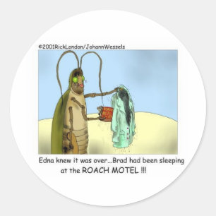 Roach Infidelity Funny Gifts, T-Shirts & Sammlerst Runder Aufkleber