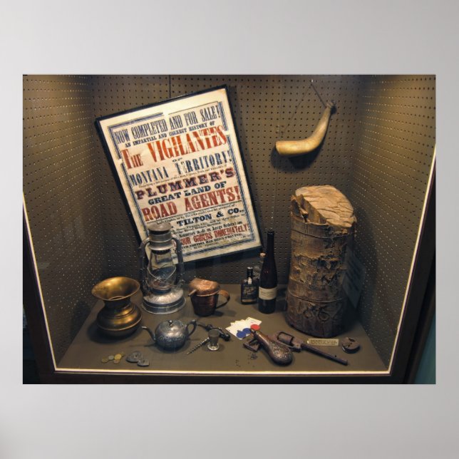 Road Agent Henry Plummer Diorama - Montana Poster (Vorne)