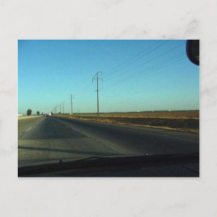 Road Bakersfield Postkarte