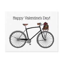Road Bike Happy Valentine's_White