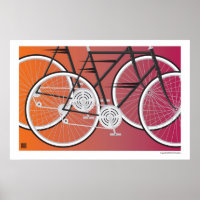 Road Bikes Print