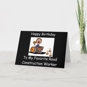 Road Construction Worker Karte