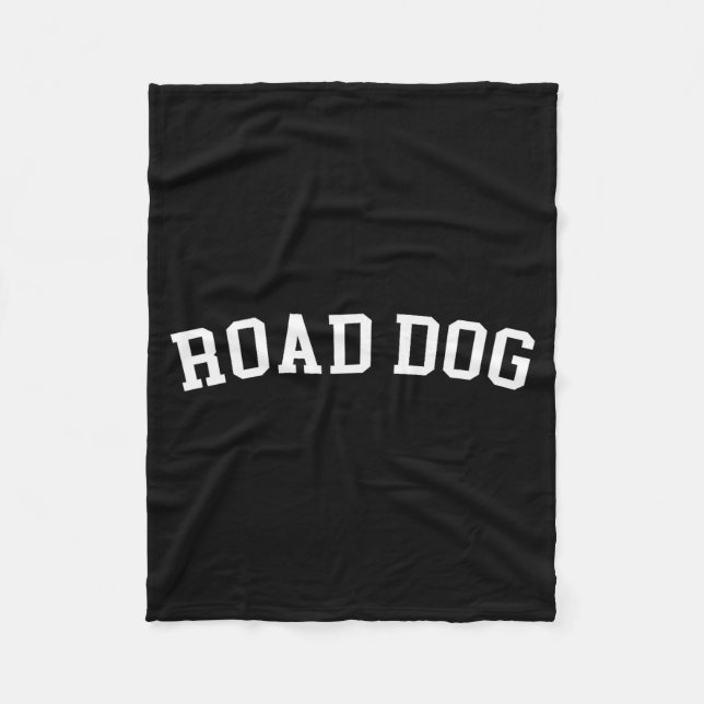 Road Dog  Fleecedecke (Vorderseite)