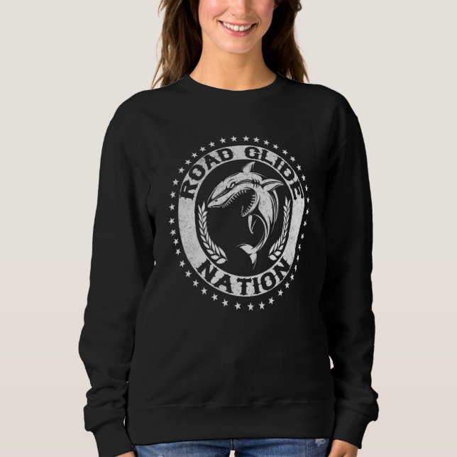 Road Glide Nation Cool Biker Motorrad Motorrad  1 Sweatshirt (Vorderseite)