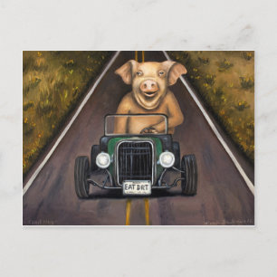 Road Hog Postkarte