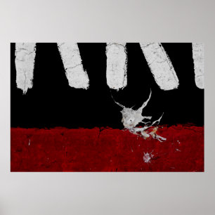 Road Paint Art - Kreativ - Cool - Spaß Poster