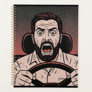 Road Rage Comic – Driver’s Fury Unleashed Planer