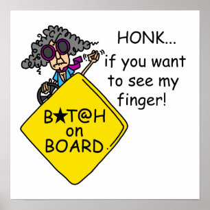 Road Rage Spaß Poster