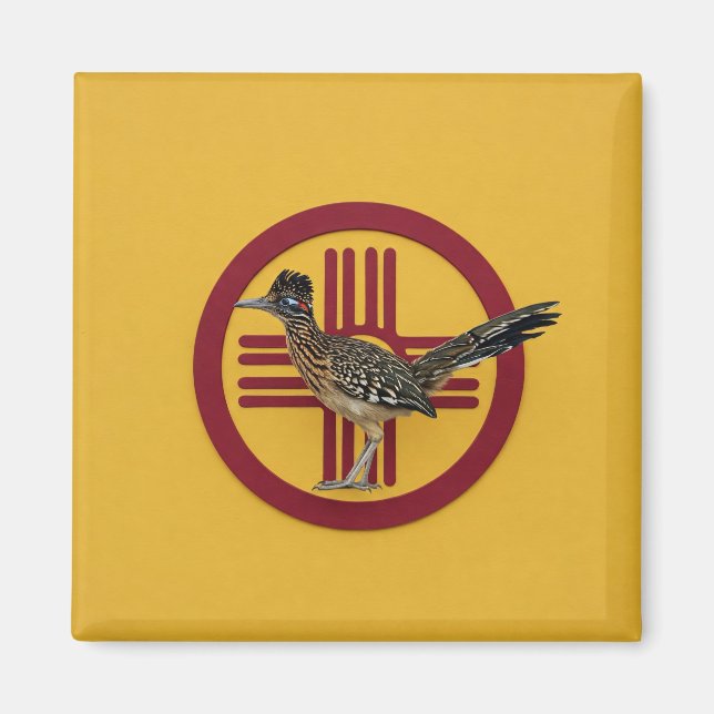 Road Runner aus New Mexico  Magnet (Vorne)