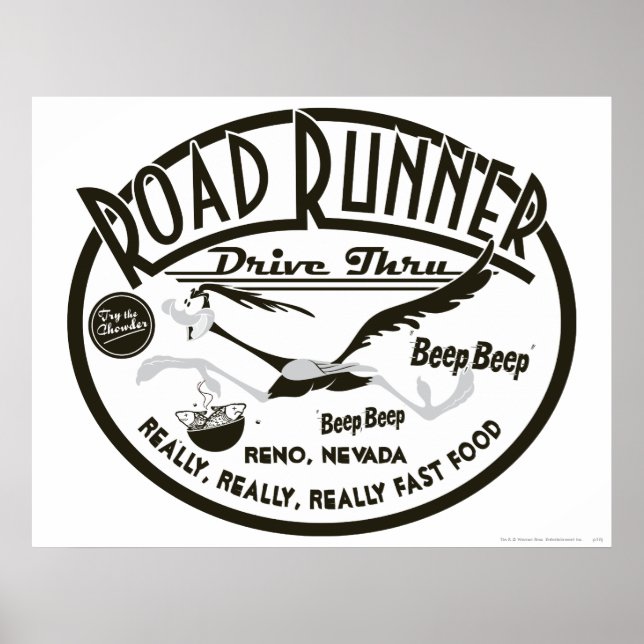 ROAD RUNNER™ Drive Thru Poster (Vorne)