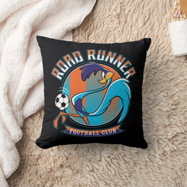 ROAD RUNNER™ Football Club Badge Kissen (Decke)