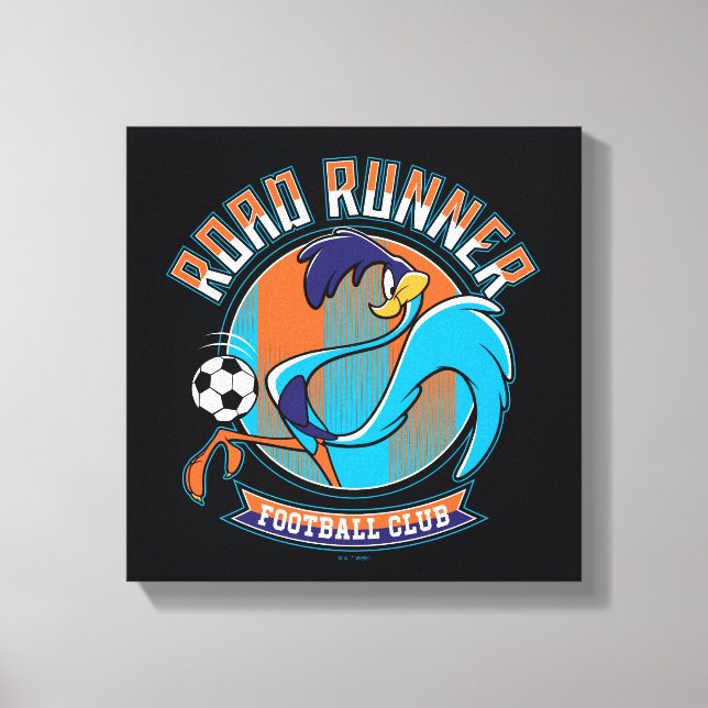 ROAD RUNNER™ Football Club Badge Leinwanddruck (Vorderseite)