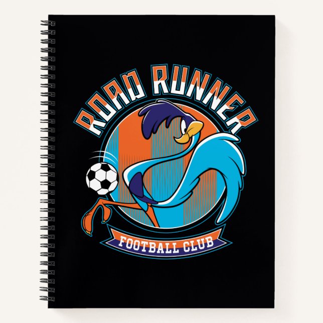 ROAD RUNNER™ Fußballclub-Abzeichen Notizbuch (Vorderseite)