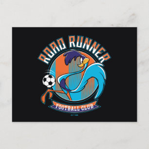 ROAD RUNNER™ Fußballclub-Abzeichen Postkarte