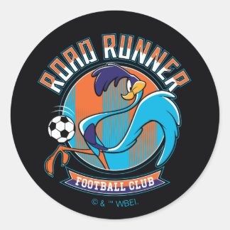ROAD RUNNER™ Fußballclub-Abzeichen Runder Aufkleber