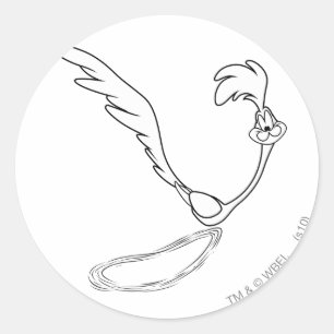 ROAD RUNNER™ Laufen Runder Aufkleber