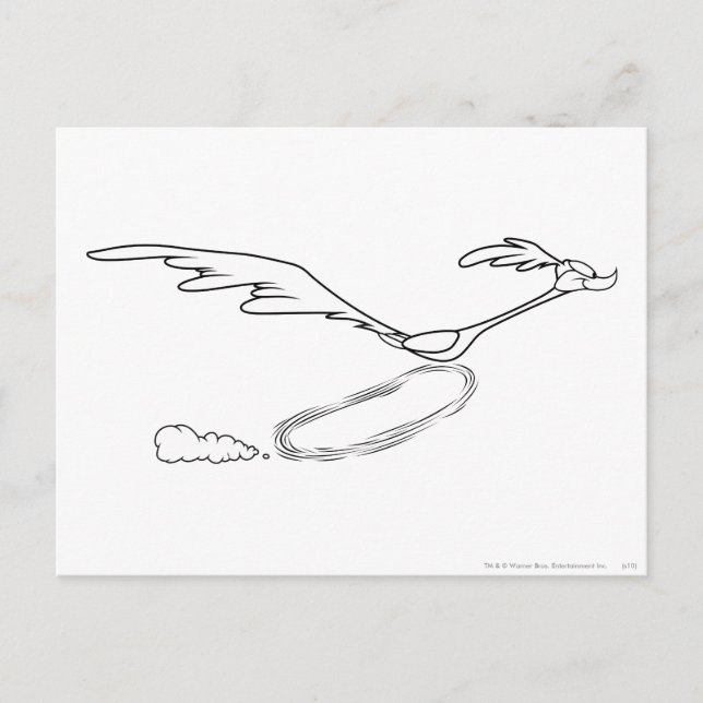 ROAD RUNNER™ - Läuft schnell Postkarte (Vorderseite)