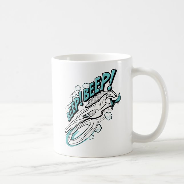 ROAD RUNNER™ REEP BEEP BEEP™™ Halftone Kaffeetasse (Rechts)