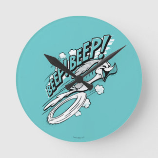 ROAD RUNNER™ REEP BEEP BEEP™™ Halftone Runde Wanduhr
