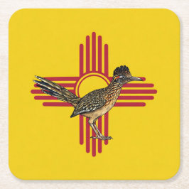 Road Runner True Rechteckiger Pappuntersetzer