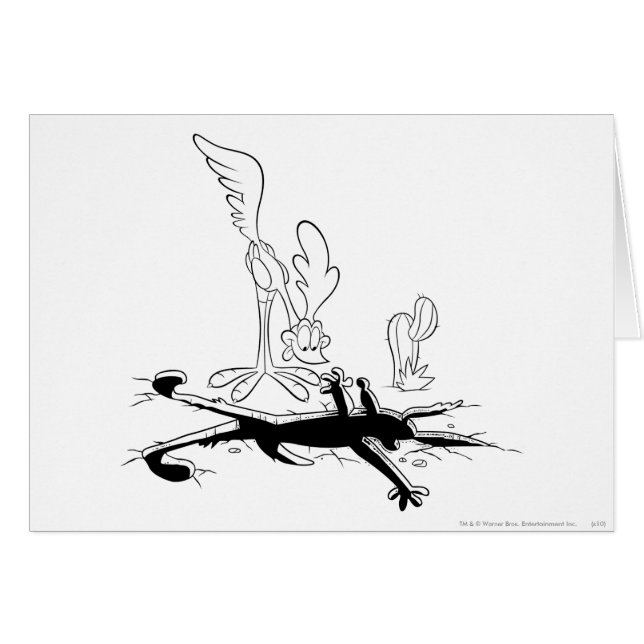 ROAD RUNNER™ und WILE E. COYOTE™ Shaped Hole (Vorderseite (Horizontal))