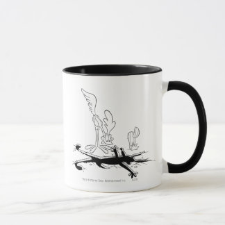 ROAD RUNNER™ und WILE E. COYOTE™ Shaped Hole Tasse