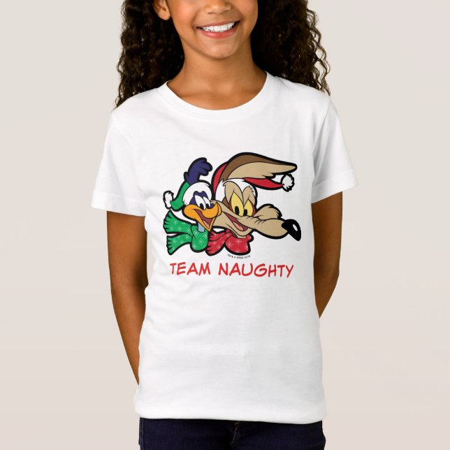 ROAD RUNNER™ & Wile E. Coyote "Team Naughty" T-Shirt (Vorderseite)
